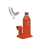 2ton Hydraulic Bottle Jack ,Japan Complete with 125 Rubber Grip Pipe Clamp Holder , 4set/box