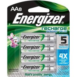 AA RECHARGEABLE BATTERY ONLY, ENERGIZER 4PCS/PKT