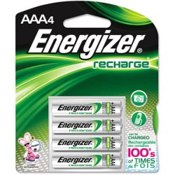 AAA RECHARGEABLE BATTERY ONLY, ENERGIZER 4PCS/PKT