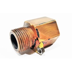 BRASS BS3 MALE THREAD X BS4 MALE THREAD CONNECTOR