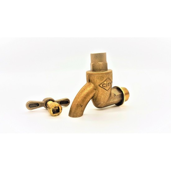 Key Type Water Tap Brass 1/2"