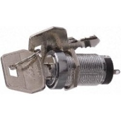 24VDC, KEY SWITCH WITH 2 CABLE CONNECTION, LOCK KEY TYPE