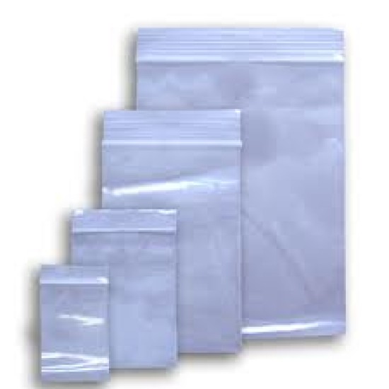 PLASTIC ZIP BAG 9' X 14' X THK0.10MM (MOQ:1000PCS/BOX)