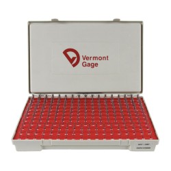 Vermont Gage - 50 Piece, 0.011-0.06 Inch Diameter Plug and Pin Gage Set ,Minus 0.0002 Inch Tolerance, Class ZZ