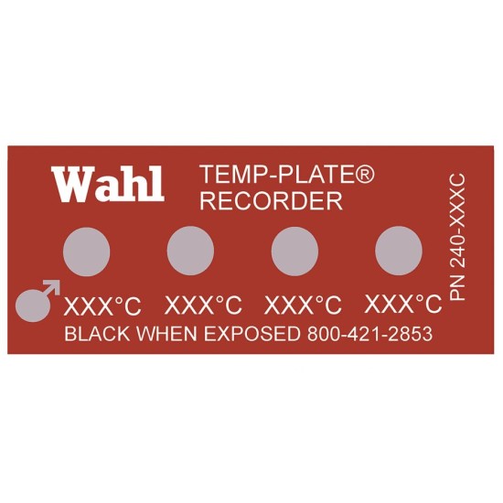 Non-Rev Temp Indicator ,Kapton , 223°C , 232°C , 240°C and 254°C ,100pcs/pkt