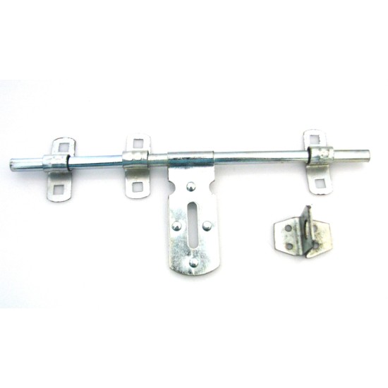 8" X 34MM SCREW CENTER, CHROME PLATED, COVER GLASS DOOR LATCH