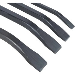 4-Piece Pry Bar Set, 17/16" x 24", 7/16" x 18", 3/8" x 12", 1/4" x 8"