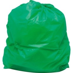 COLOURED REFUSE SACKS, DIA : 46 X 74 X 100 CM(GAUGE : 160G) - GREEN