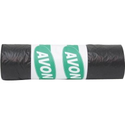 BLACK REFUSE SACKS - ON A ROLL, 120 GUAGE, 20/ROLL