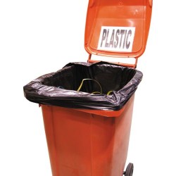 WHEELIE BIN LINERS, SIZE : 30 X 45 X 54",150 GUAGE