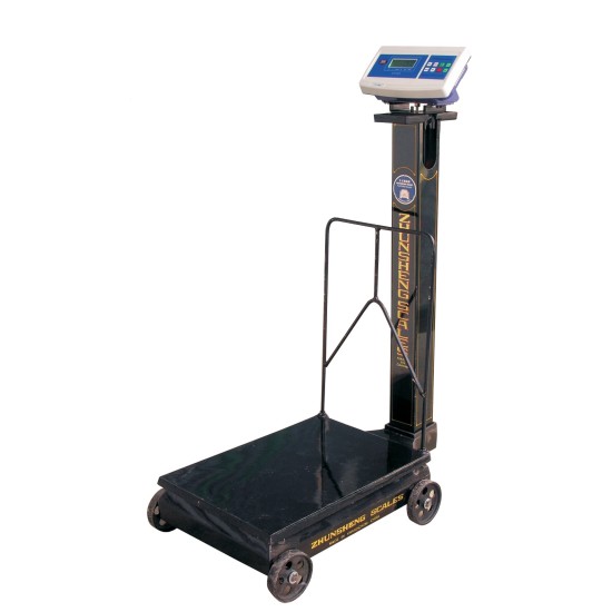 1000kg X 0.1kg, 720mm X 740mm Platform , Digital LCD Floor Weighing Scale 