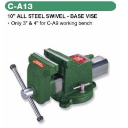 10" ALL STEEL SWIVEL-BASE VISE