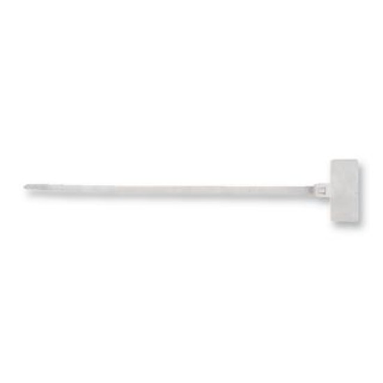 CABLE TIE TAG, BASE 9MM X 20.5MM, LENGTH 110MM (100PCS/PKT)