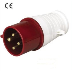 CEE 32A 4 PIN MALE PLUG CODE : 00059599
