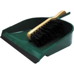 HEAVY DUTY LARGE DUSTOAN & BRUSH SET, DIA : 330(W) X 250(L) X 90MM(H)