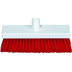 12" STIFF POLY SWEEP BROOM HEAD - GREEN