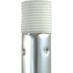 ALUMINIUM THREADED HANDLES - RED ,1400mm Red Aluminium Handle