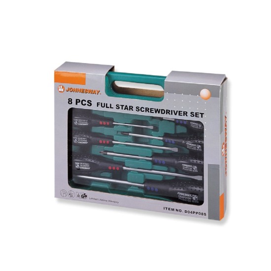 8Pc Star And Slot Screwdriver Set