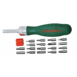 19 PCS RATCHET DRIVER BIT SET