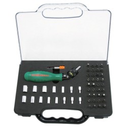 53PCS FLEXIBLE RATCHET DRIVER BIT SET