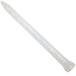 5 step Tip Static Mixer Nozzle , White Colour , 32 elements ,236mm total length 5 step Tip Static Mixer Nozzle , White Colour , 32 elements ,236mm total length