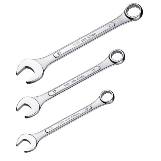 36mm,M10,COMBINATION WRENCH MATT FINISH (RAISED PANEL) Total Length 486mm