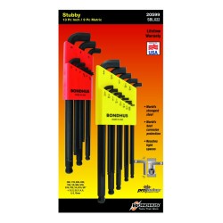 20599,  SBLX22,Ball End Stubby Sets ,0.050-3/8" + 1.5-10mm