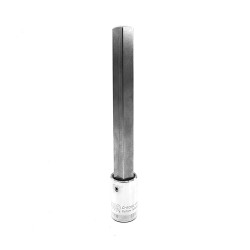 P105, HEX BIT SOCKET 1/2" SQUARE DRIVE MODYFY 17MM X 125MM LONG WITH LOCK SELLOK PIN 
