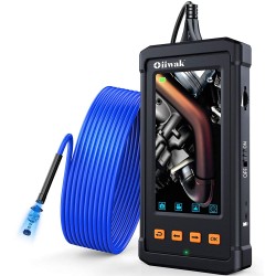Oiiwak Borescope Inspection Camera 5.5mm 1080P HD 4.3 Inch IPS Screen