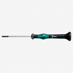0.8 X 2.0 X 40mm ,Total Length 137mm, 117990 ,Wera Electronics Screwdriver