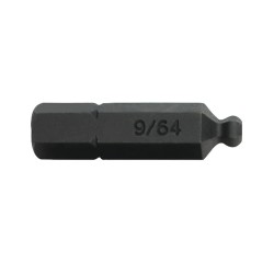 P037, 1/4" x 25MM, 7/64" ,11006 Ball End Point Insert ,10pcs/pkt