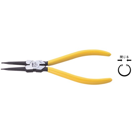 Snap-Ring Pliers ,HS-175 ,19-65 ,Japan , Internal Straight 