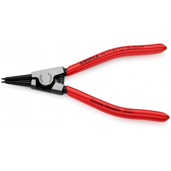 Circlip Pliers For external circlips on shafts,4611A1 ,10-25mm, 140mm, Knipex