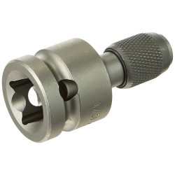 O039 ,Female Square 784 C/1 Quick-Release Chuck, Adaptor,  1/4" Hex x 1/2" Drive