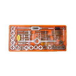 Metric M3-M12 SKC, 40-PC Tap & Die Set, MM in Plastic Box Metric M3-M12 SKC, 40-PC Tap & Die Set, MM in Plastic Box