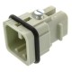 Han 8D Male Insert Crimp, 8 Way, 10A, 50 V 