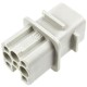 Han 8D-F ,Connector Insert, Female, 8 Way, 10A, 50 V 