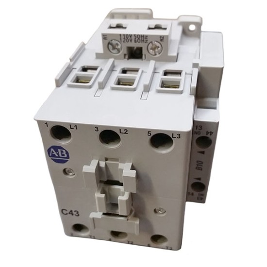 AB 100-C43KJ10,100-SB10, IEC 43 A IEC Contactor, 24V 50/60Hz, Screw Terminals, Line Side, 43A, 1 N.O.  0 N.C 