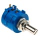 Bourns 1 Gang 10 Turn Rotary Wirewound Potentiometer with a 6.35 mm Dia. Shaft, 10kÎ©, Â±5%, 2W, Linear 3590S-2-103L