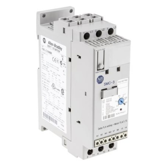 150-C16NBR AB Motor Controller 16 A Soft Starter SMC-3 Series 480V, 3Phase, 24V Coil