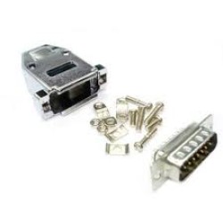15W MALE D-SUB CONNECTOR  , DB15 , 10SET