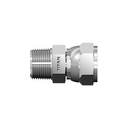 1 in x 1-11-1/2,Female JIC Flare Swivel x Male NPT/NPTF, SteelTriple-Lok 37 Straight Swivel F6X , 5pcs/box