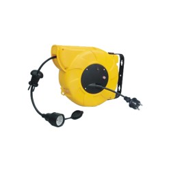 16m X 230 Vac ,HEAVY DUTY RETRACTABLE CORD REEL