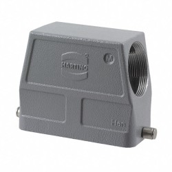 Heavy Duty Power Connectors HAN B 2 pegs M40 SIDE ENTRY HOOD