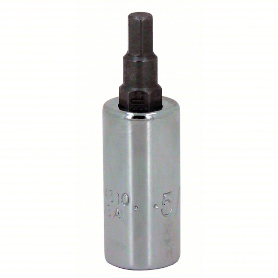 P134 ,Socket Bit: 1/4 in Drive Size, Hex Tip, 1/16 in Tip Size, 3 in Overall Lg, SAE ,5pcs/pkt
