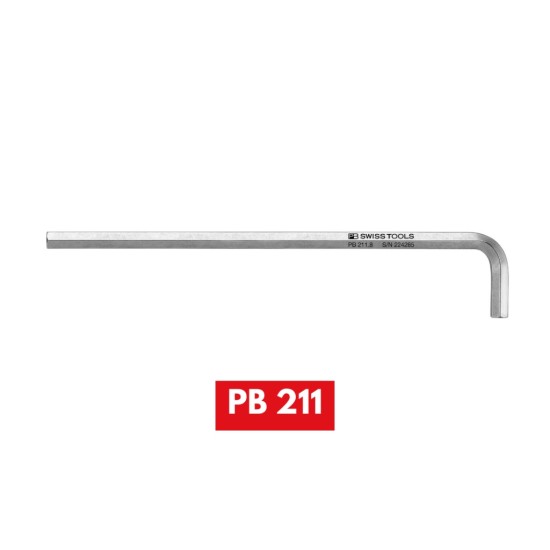 M1.5 X 14mm X 80mm, Hex key L-wrenches for Hexagon Socket screws, Long type