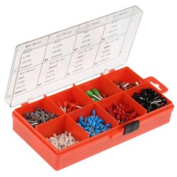 PRO French Colour Coded Bootlace Ferrule Crimp terminal Kit