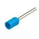 ID1.2MM ,OD1.5MM Pin X 12MM, INSULATED CRIMP FERRULES - 100PCS/P , BLUE