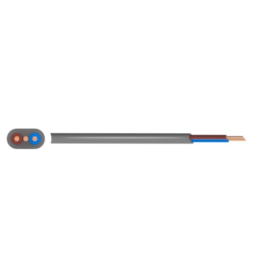 Multicore Cable, 2 Core (OD 13.7mm), 6 mm², 328 ft, 100 m, PP002167