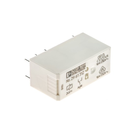 24V dc Coil Non-Latching Relay SPDT, 16A Switching